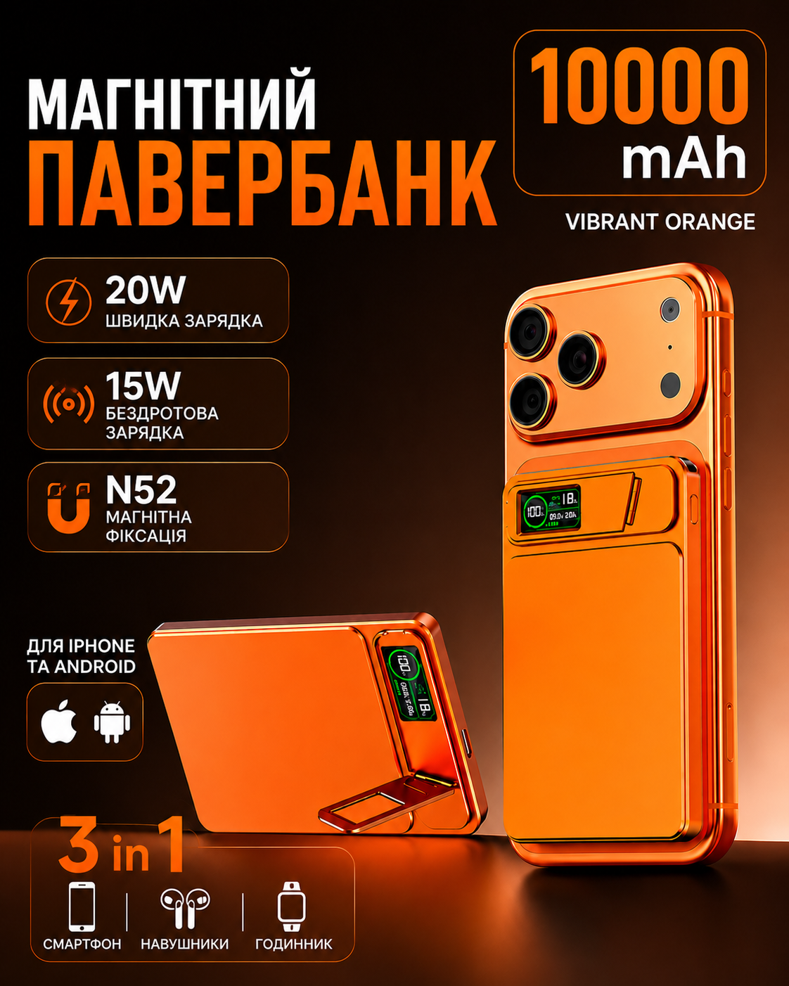 power 10000 orange